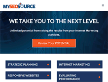 Tablet Screenshot of myseosource.com